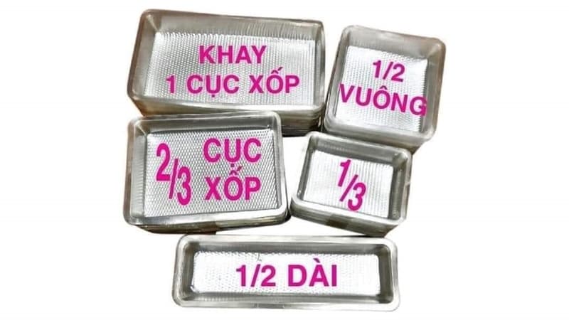 Khay Mika 2/3 viên (5 Cái)